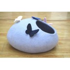 Wool Felt Butterfly Cat Cave Bed